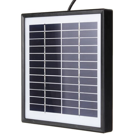 Extracteur d'air solaire 12 V 5 W 14 cm - Alimentation par panneau