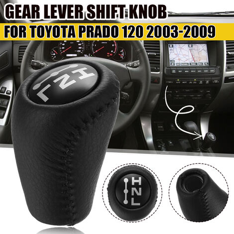 Pommeau De Levier De Vitesses Pour Toyota Prado FJ150 (2009-2017) – Design Noir Et Fibre De Carbone, Facile à Visser