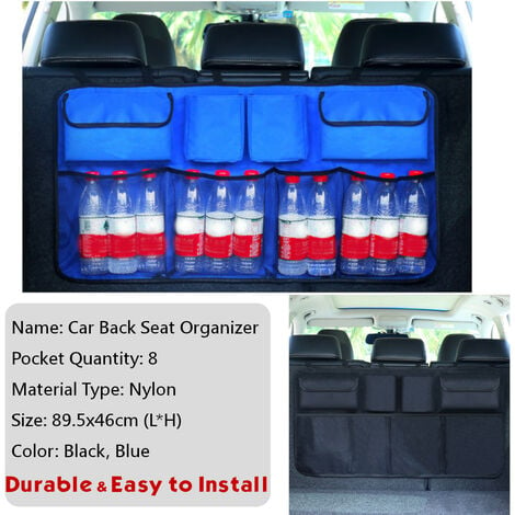 Coffre de voiture organisateur universel siège arrière sac de rangement Net  Oxford capacité boîte à outils