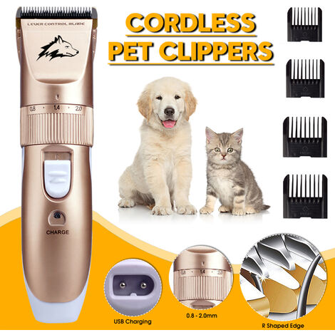 Tondeuses De Toilettage Pour Chiens Rechargeables Usb Tondeuses Professionnelles Sans Fil Pour Animaux De Compagnie Tondeuse