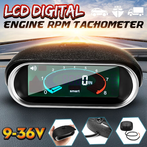 Compteur numérique LCD 3 en 1, pour voiture, camion, SUV, RV