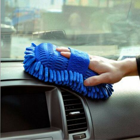 Microfibre Chenille voiture véhicule soin brosse de lavage éponge tampon  outil de nettoyage brosse éponge de lavage de voiture