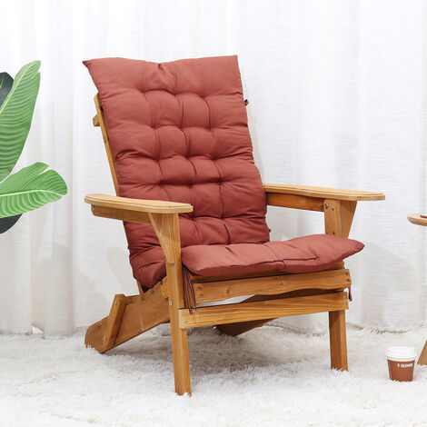 48x120cm Coussin de Chaise à bascule de jardin (coussin inclinable pour  café (120x48x8cm))