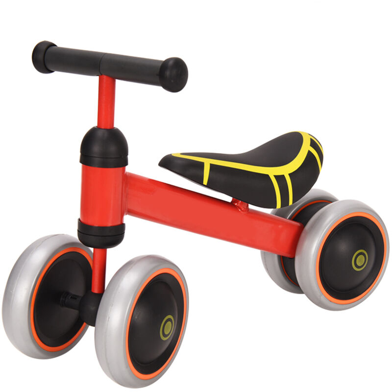 Bicicleta de equilibrio Bicicleta para niños, 1-2 años Triciclos Bebés Corredores Juguetes Regalos, Rojo