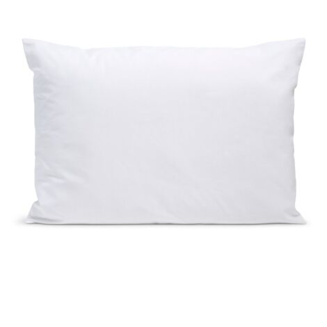 Taie d'oreiller 100% Percale de coton - Blanc - 50x75cm (1/3)
