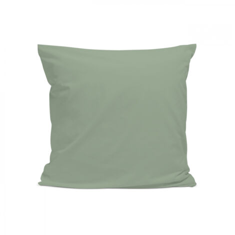 Taie d'oreiller 100% Percale de coton - Sauge - 65x65cm (1/2)