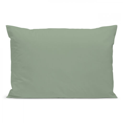 Taie d'oreiller 100% Percale de coton - Sauge - 50x75cm (1/2)