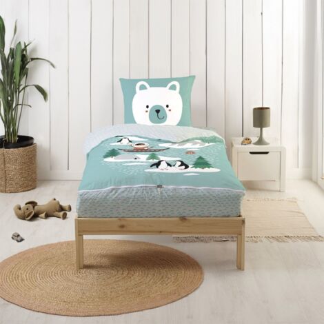 Rechange Caradou® Parure de lit enfant 90x190cm sans couette Igloo