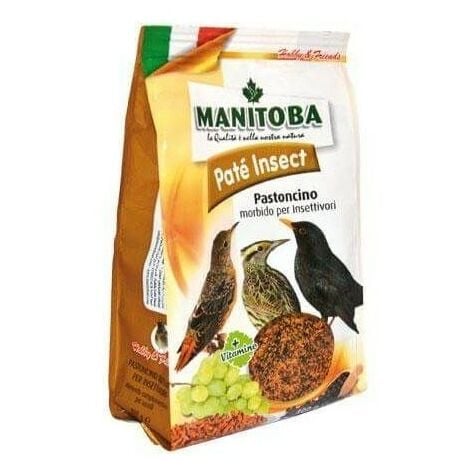 MANITOBA PATÉ INSECT 400 gr pasta para aves insectívoras
