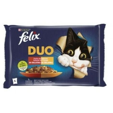 Whiskas - WHISKAS 8 Boîtes en gelée 4 variétés pâtée pour chat 390g (1x8)