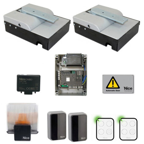 Kit cancello battente interrato NICE SFAB 2124 BD Encoder 2,3 m - SFAB2124KCE (1/6)