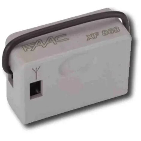Ricevente FAAC XF 868MHZ 787832 a lungo raggio a innesto 1 ch
