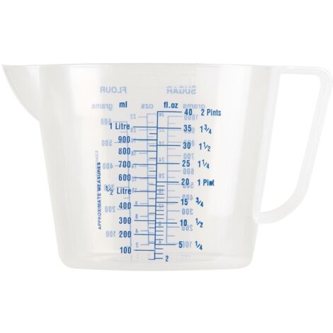 Stewart Garden Measuring Jug - 1L - Clear (1483008)