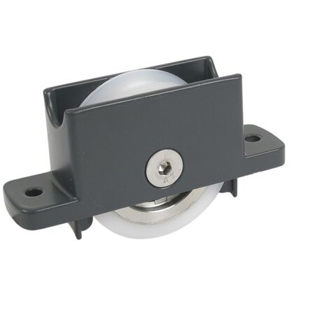 Portac – Galet silencieux pour portail coulissant – Chape compacte anti-pincement – Réduction nuisances sonores – Bi-matière diamètre 63 mm