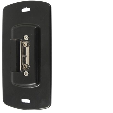 Portac – Gâche électrique réversible en applique pour portillon – IP65 – Finition noire RAL 9005 – Compatible avec serrures à encastrer (1/2)