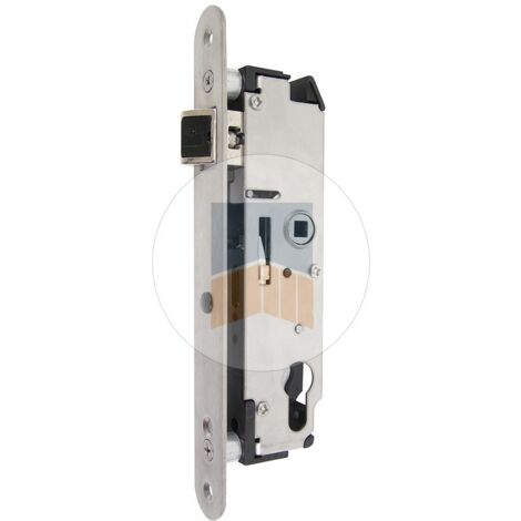 Portac – Serrure multifonction à encastrer électrique – Carré 7mm – Profondeur 44mm – Axe 29mm – Zamak et Inox – Résistante à la corrosion (1/2)