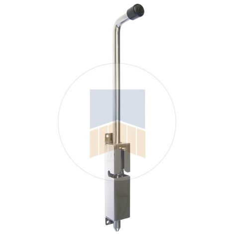 Portac – Verrou baïonnette inox 340mm – Fixation platine 4 points – Résistant à l'oxydation – Accès pratique avec le pied