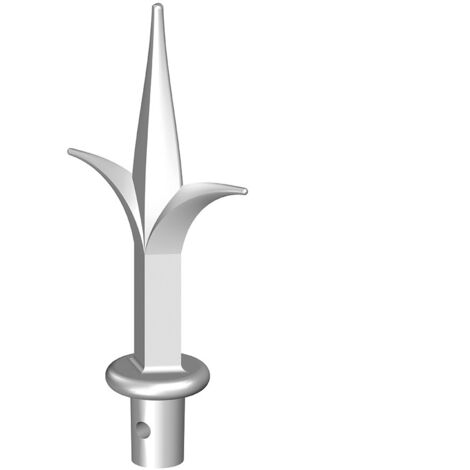 PORTAC Fleur de Lys en Aluminium diamètre 16