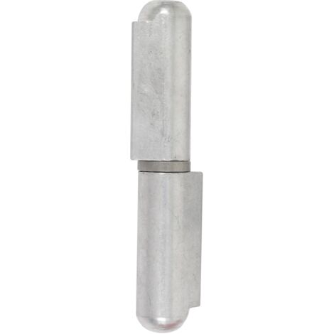 Torbel – Paumelle SOUDALU aluminium 120mm – Bague inox – Sans graisseur – Pour portes battantes – Longueur adaptable 80 à 150mm