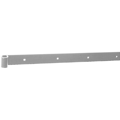 AFBAT - Penture bout carré 14 35x4 l700mm zingué blanc