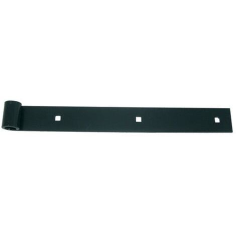 Penture bout droit 35x4 diamètre 14  L (mm) : 700 - Noir