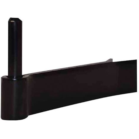 TORBEL Gond à sceller renforcé  Finition: Noir - Diamètre x Longueur x Hauteur (mm): Diamètre x Longueur x Hauteur (mm) : 14x120x30