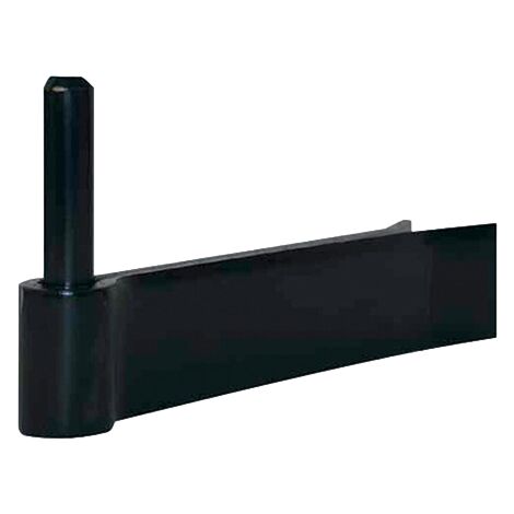 Afbat – Gond à sceller renforcé noir – Diamètre 16mm – Longueur 160mm – Hauteur 40mm – Système à deux lames en acier pour volets en bois
