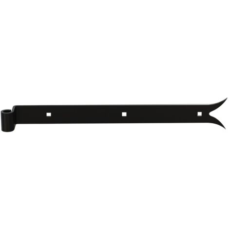 Afbat – Penture coudée queue de carpe 35x4 en acier – Diamètre 14mm – Longueur 600mm pour volets en bois