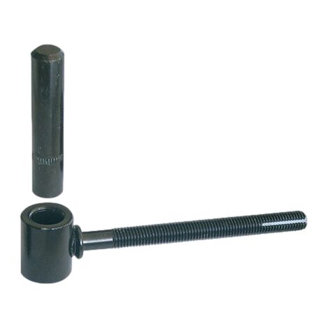 Afbat – Gond à scellement chimique en acier noir – Diamètre 16mm – Longueur 85mm – Fixation robuste pour volets et portails en bois