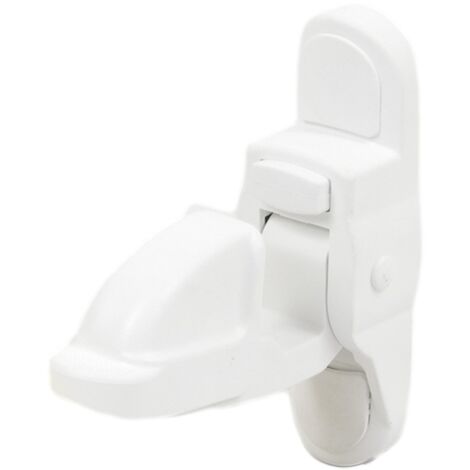 Torbel – Arrêt de volet composite automatique – Réglable 6 à 36 mm – Finition blanche – Mécanisme inox traité anti-UV (1/3)