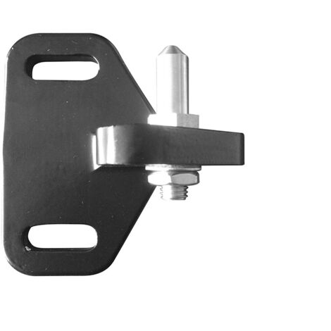 PORTAC Support bas de régulateur de pente avec axe en Inox  Finition: Blanc Ral 9016