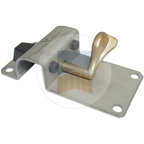 PORTAC Sabot en Inox avec basculeur Cupro-aluminium et butée en caoutchouc  Hauteur (mm): Hauteur (mm) : 40 - Réglage (mm): Réglage (mm) : 45 à 66