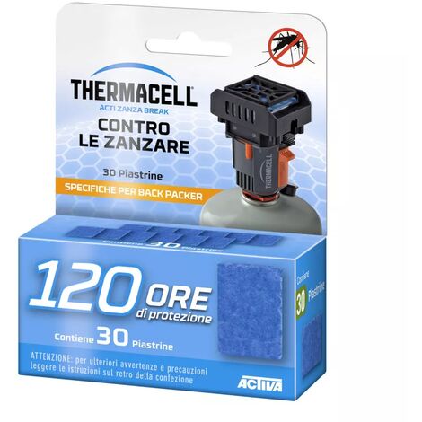Recarga de plaquetas de 120 horas - Plaquetas para Thermacell Backpacker