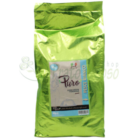 ME10M - Croquetas de pescado blanco bajas en grano y proteína simple (10 kg) - Comida para perros (1/2)