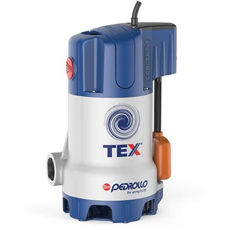 Pedrollo TEX 2 (10m) - Bomba de drenaje para agua sucia