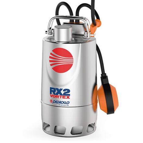 Pedrollo RX 2/20 Vortex (10 m) - Bomba eléctrica para agua sucia VÓRTICE de tres fases