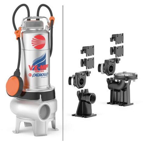 Pedrollo VXm 15/50-MF - Bomba eléctrica para las aguas residuales VÓRTICE de agua de una sola fase