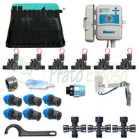 Kit de riego Hunter de 6 zonas con controlador exterior X2
