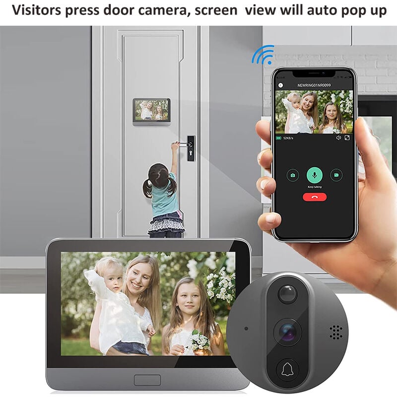 Porte-caméra, Porte-Moniteur Universel pour Bébé, Porte-Téléphone Portable,  Compatible avec Hello Baby Philips 