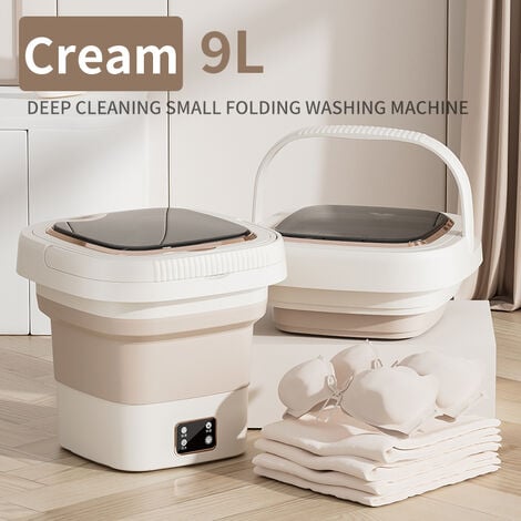 Machine a laver pliable portable avec ecran LcD Spin seche-linge