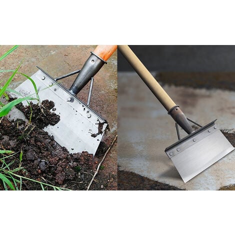Pelle de nettoyage de jardin en acier au carbone - Pelle de désherbage  multifonction pour jardin, camping, pelouse