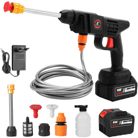 Nettoyeur haute pression sans fil, pistolet a eau Portable pour lavage de voiture+1 batterie 30000mAh-50Bar (1/5)
