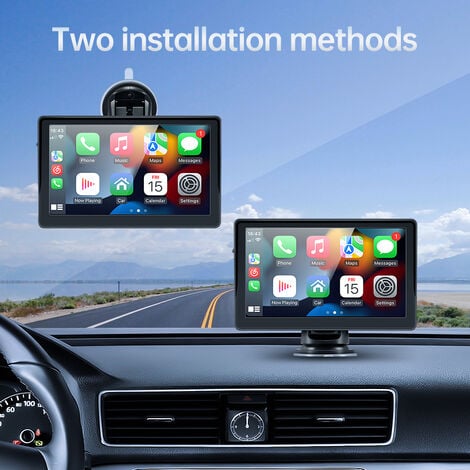 Autoradio, Écran Tactile Portable Sans Fil De 7 Pouces Pour Lecteur  Multimédia Automatique Android Auto, Écran De Navigation