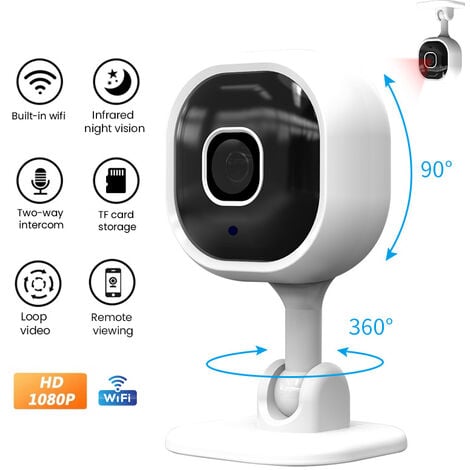 Universal - Intérieur Home Mini Baby Monitor Pet IP Camera WiFi Camera  Sécurité CCTV Caméra avec