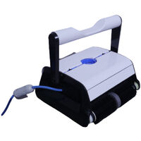 Robot nettoyeur de piscine électrique 150 m² – Débit 16 m³/h – Longueur câble 15 m – Nettoyage fond, parois et ligne d'eau – Bypiscine