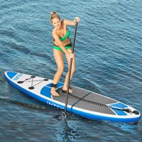 AICOK Stand Up Paddle Board gonflable, planche de SUP 305 × 76 × 15 cm