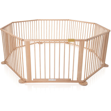 Baby Vivo Parc Bebe En Bois 8 Elements Woody