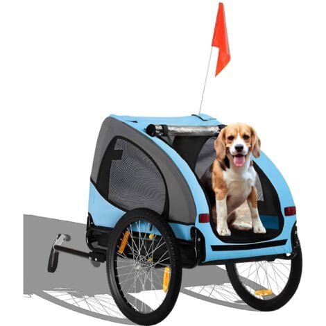 zoomundo Remorque velo pour Chien Buddy en Turquoise