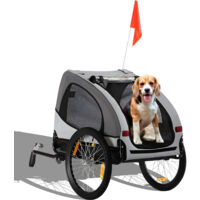 zoomundo Remorque velo pour Chien - Buddy en Gris