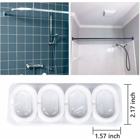 Rideau de Douche Rideaux de Salle de Bain,Plante Feuilles Géométrie Fleurs Motif Polyester Tissu Imperméable Rideau De Bain avec 12 Crochets,180x180cm
